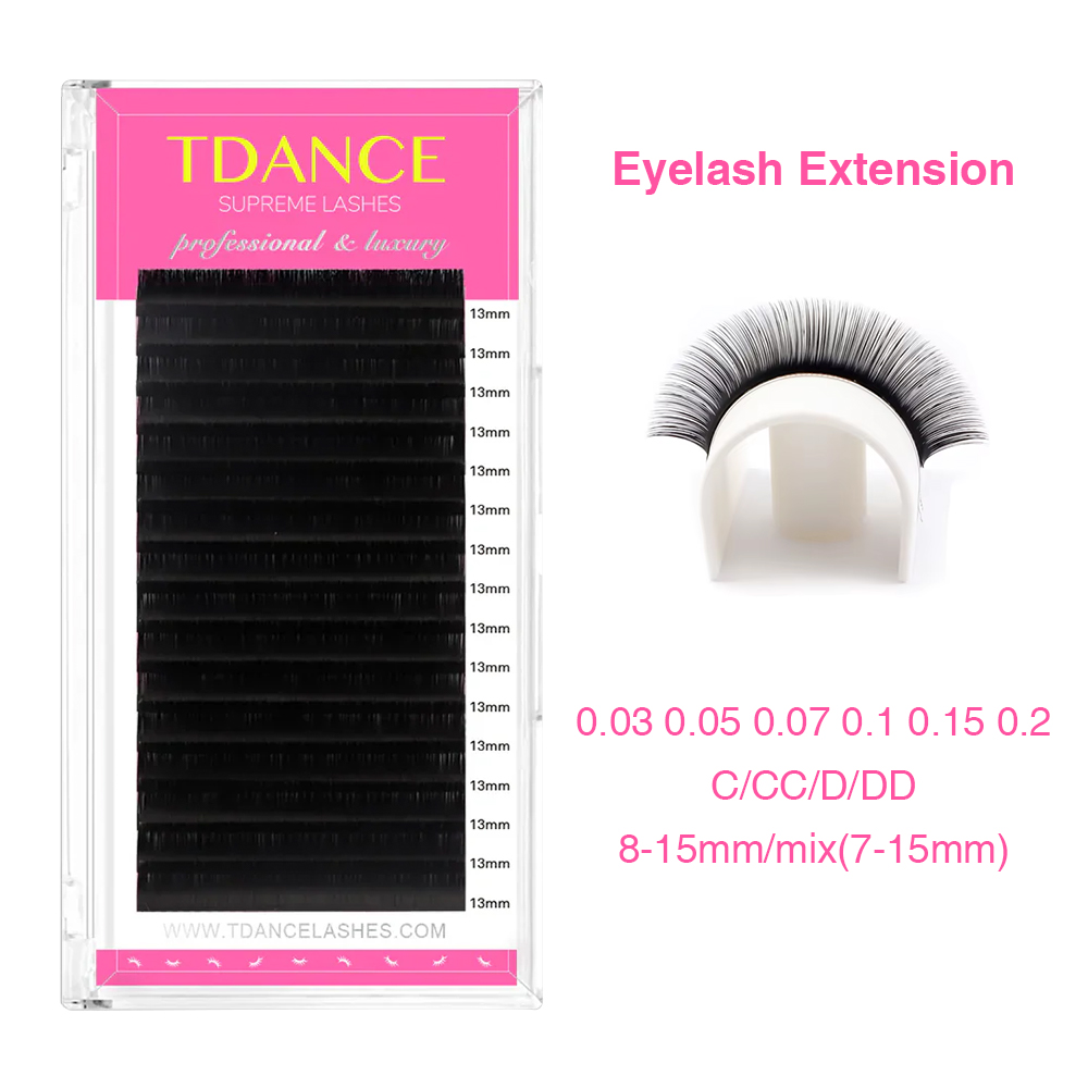 Eyelash Extension Review - TDANCE رمش تمديد 16 صفوف كوريا