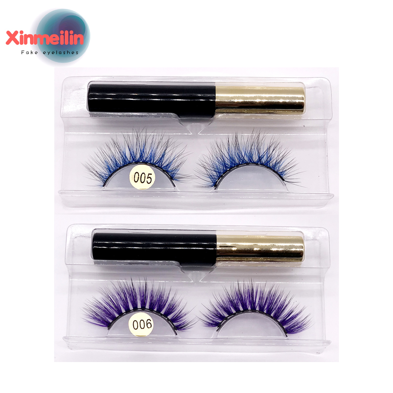 Eyelash Extension Eyeliner - ثلاثية الأبعاد الرموش المغناطيسية الملونة مجموعة