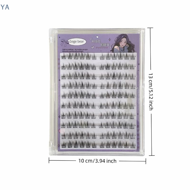 Eyelash Extension With Glue - 【SA】【SA】رموش صناعية بدون غراء بتصميم شمسي،