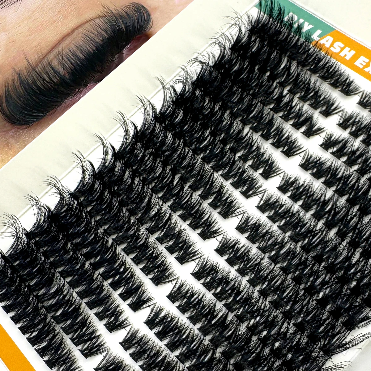 Eyelash Extension Volume Cat Eye - AMSDCN 80D رموش كثيفة وناعمة، وصلات