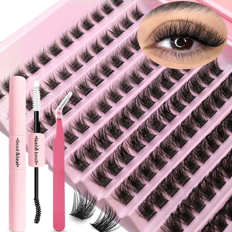Eyelash Extension Review - مجموعة وصلات الرموش DIY مجموعة رموش
