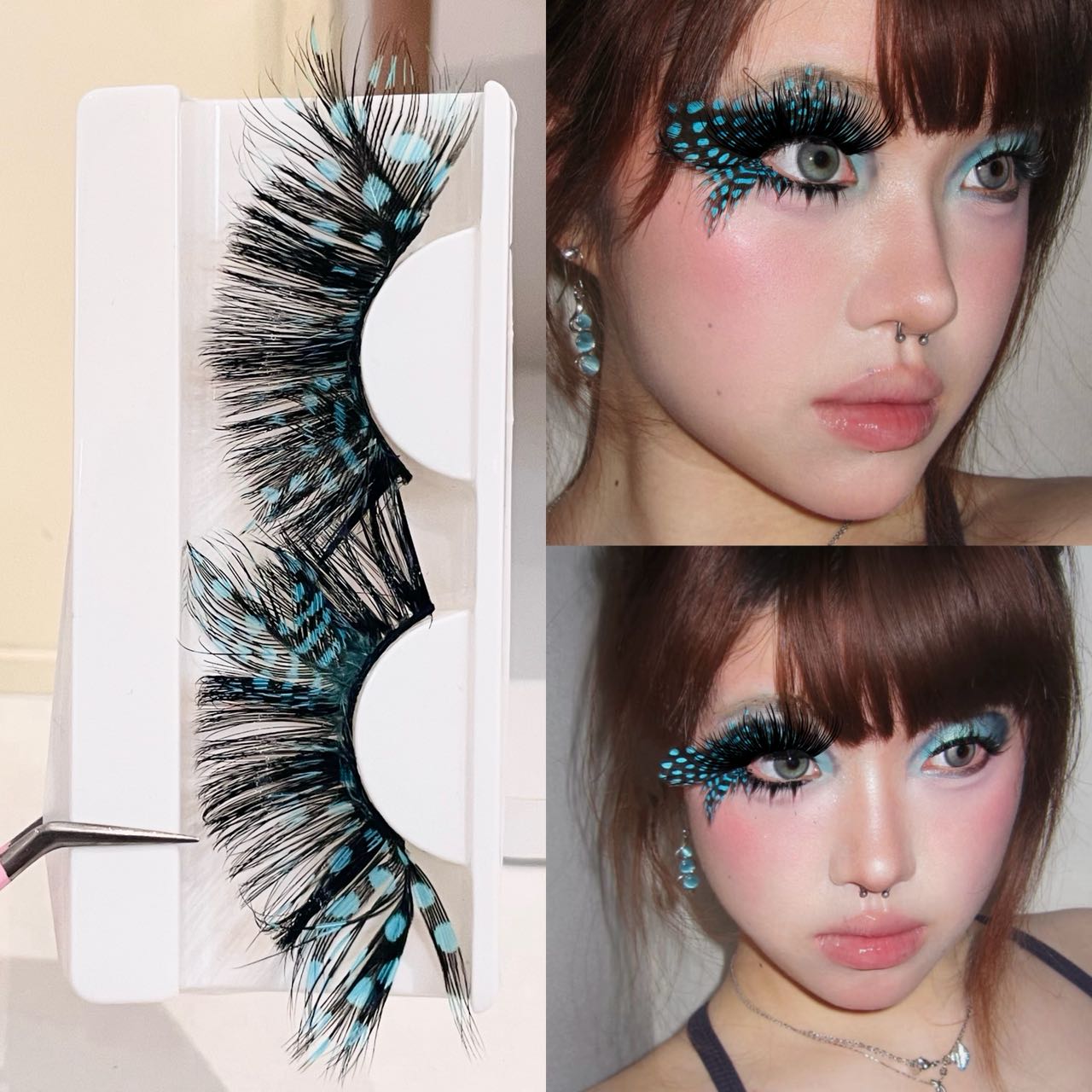 Eyelash Extension Douyin - رموش دودوتيان على شكل فراشة، ناعمة