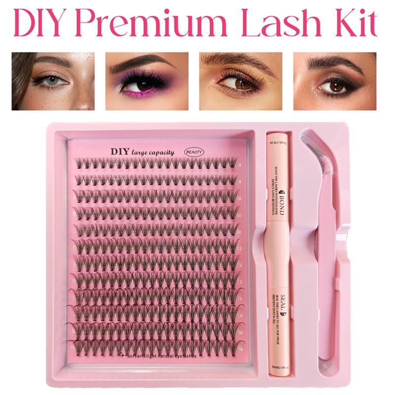 Eyelash Extension Home Service - طقم تمديد الرموش الفردية الاحترافي للاستخدام