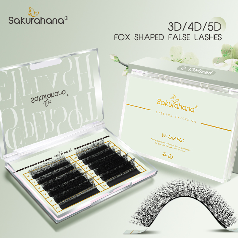 Eyelash Extension Volume Cat Eye - رموش صناعية ثلاثية ورباعية وخماسية الأبعاد