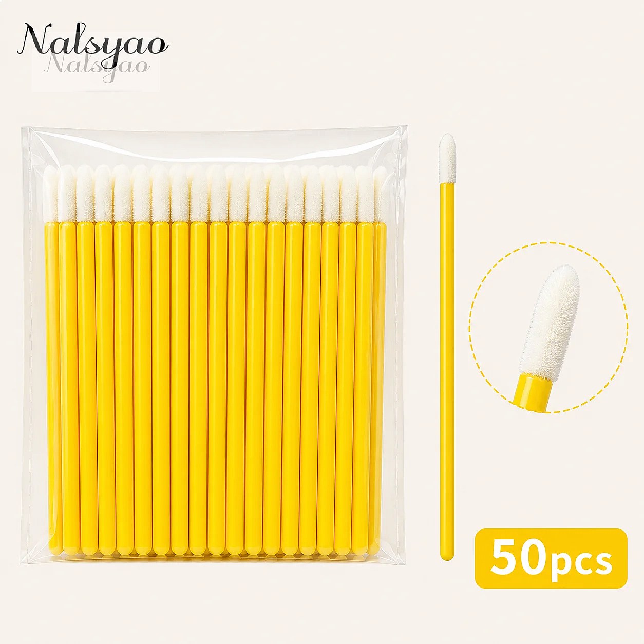 Eyelash Extension Eyeliner - 50/500 قطعة من أدوات تطبيق الماسكارا