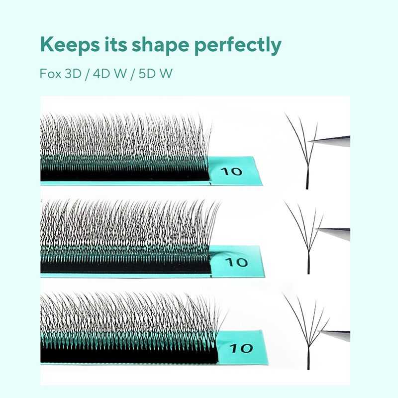 رموش صناعية ثلاثية ورباعية وخم - مراجعة Eyelash Extension Volume Cat Eye وسعره