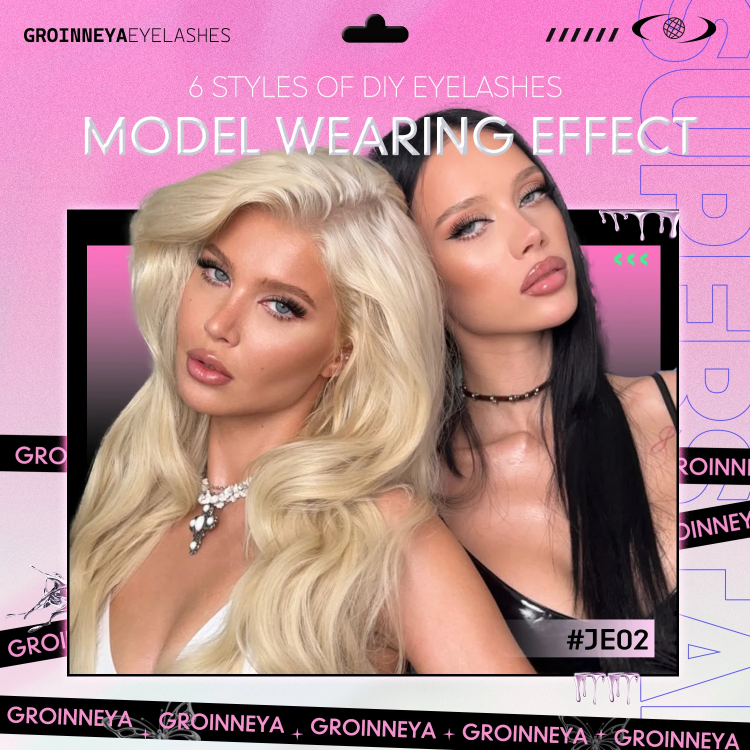 مجموعة مجموعات الرموش من GROIN - مراجعة Eyelash Extension Home Service وسعره