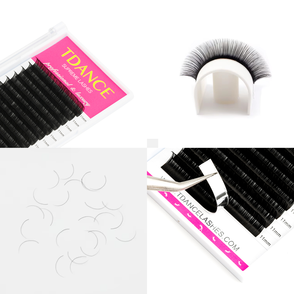 TDANCE رمش تمديد 16 صفوف كوريا - مراجعة Eyelash Extension Review وسعره