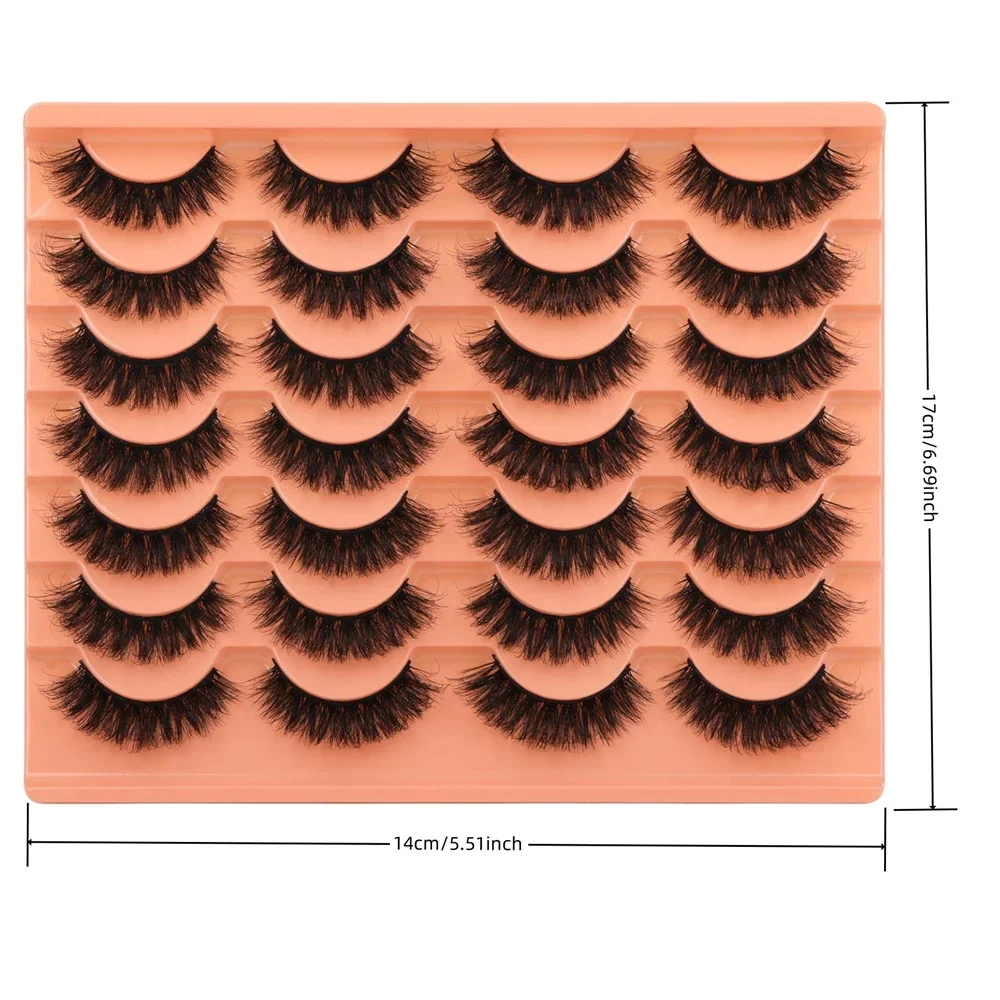 14 زوجًا من الرموش الصناعية ذا - مراجعة Eyelash Extension Volume Cat Eye وسعره