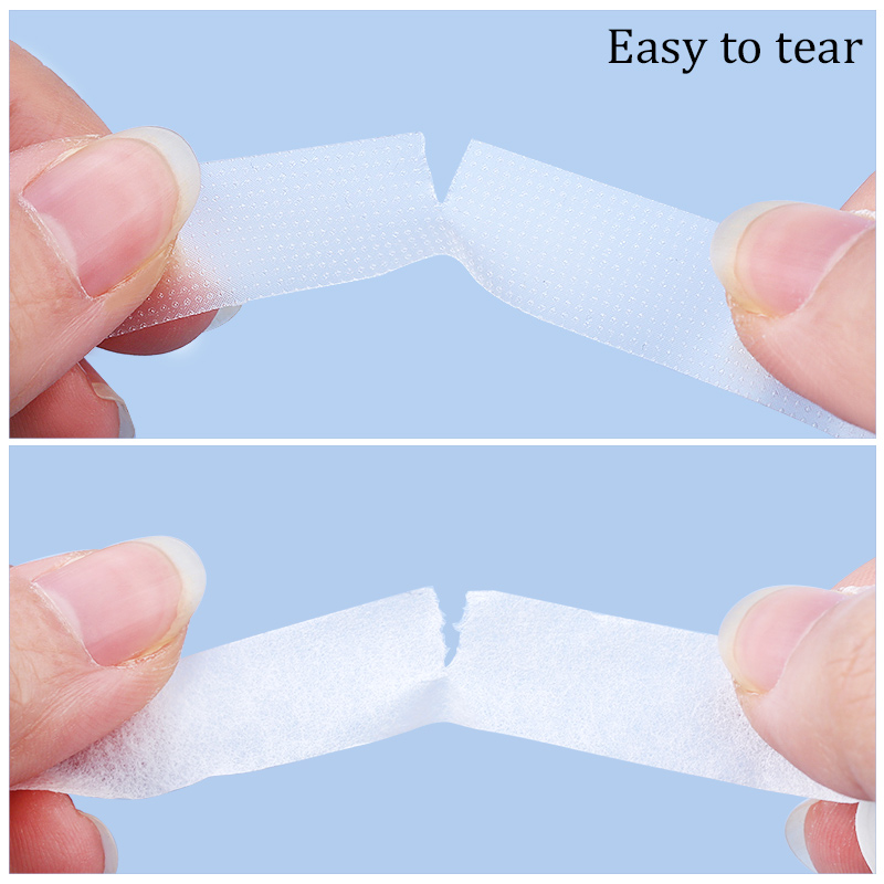 أشرطة تمديد الرموش للرموش ، وس - مراجعة Tape Breathable Lash وسعره