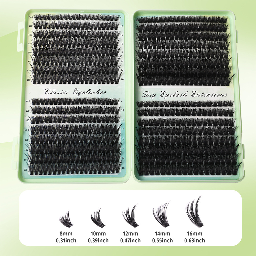 مجموعة رموش صناعية للتركيب الذ - مراجعة Eyelash Extension Volume Cat Eye وسعره