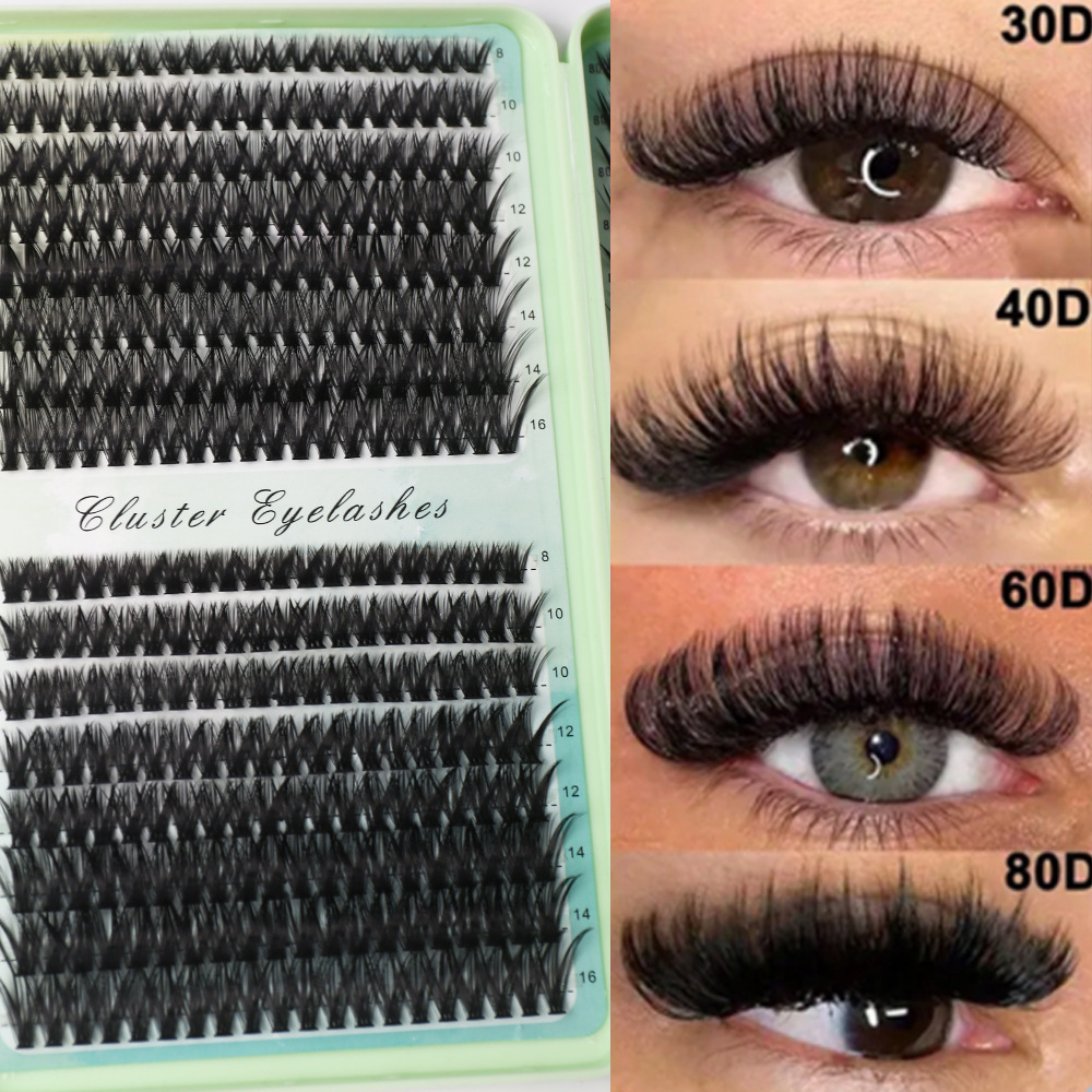 مجموعة رموش صناعية للتركيب الذ - مراجعة Eyelash Extension Volume Cat Eye وسعره