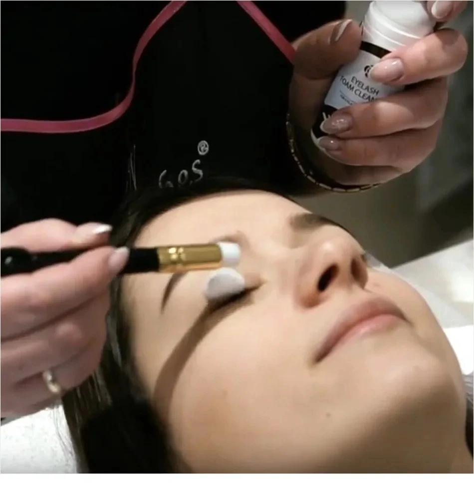 10/20/50 قطعة فرشاة تنظيف الرم - مراجعة Eyelash Extension Eyeliner وسعره
