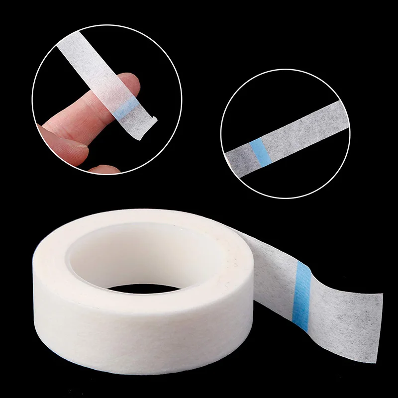 5 لفات شريط رموش أبيض لاصق رمش - مراجعة Tape Breathable Lash وسعره