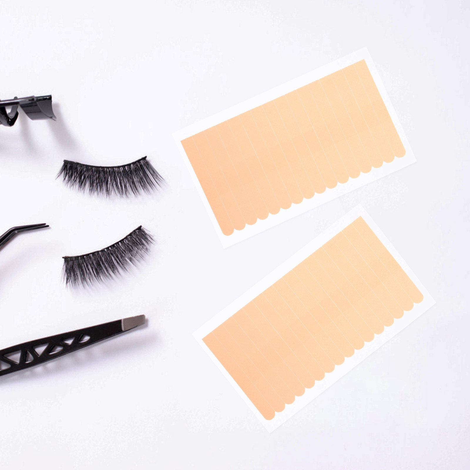 10 أوراق من شريط لاصق لتركيب ا - مراجعة Eyelash Extension Eyeliner وسعره