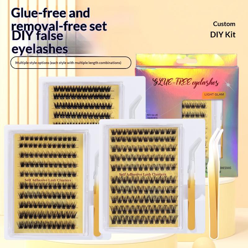 طقم جديد لتمديد الرموش بدون غر - مراجعة Eyelash Extension With Glue وسعره