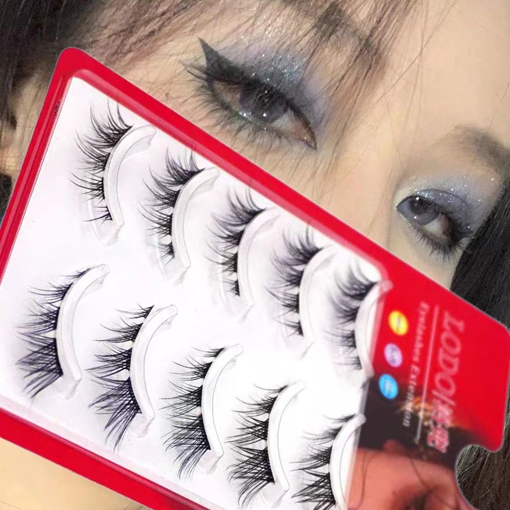 5 أزواج ثلاثية الأبعاد المنك ا - مراجعة Eyelash Extension Volume Cat Eye وسعره