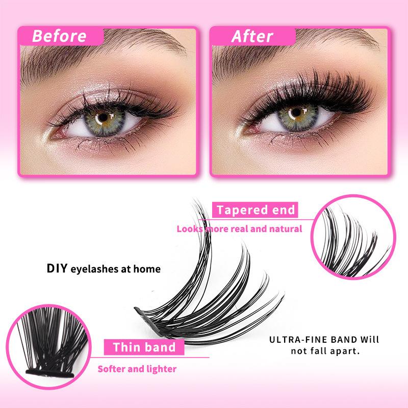 طقم تمديد الرموش الفردية الاحت - مراجعة Eyelash Extension Home Service وسعره