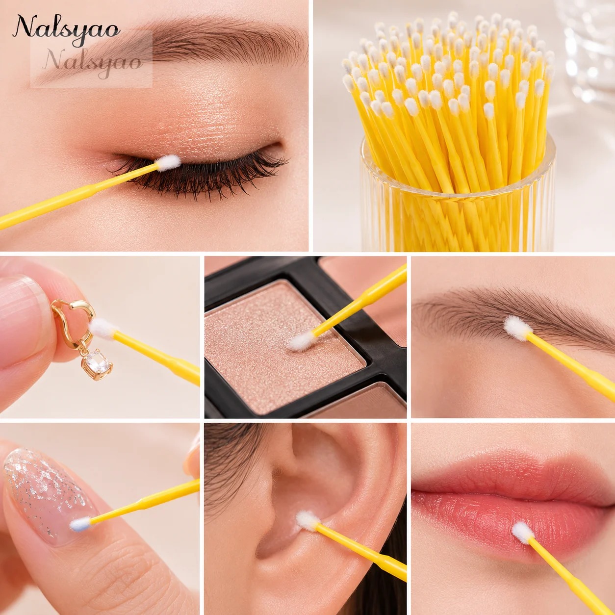 ٥٠٠ قطعة من مسحات تنظيف تمديد  - مراجعة Eyelash Extension With Glue وسعره