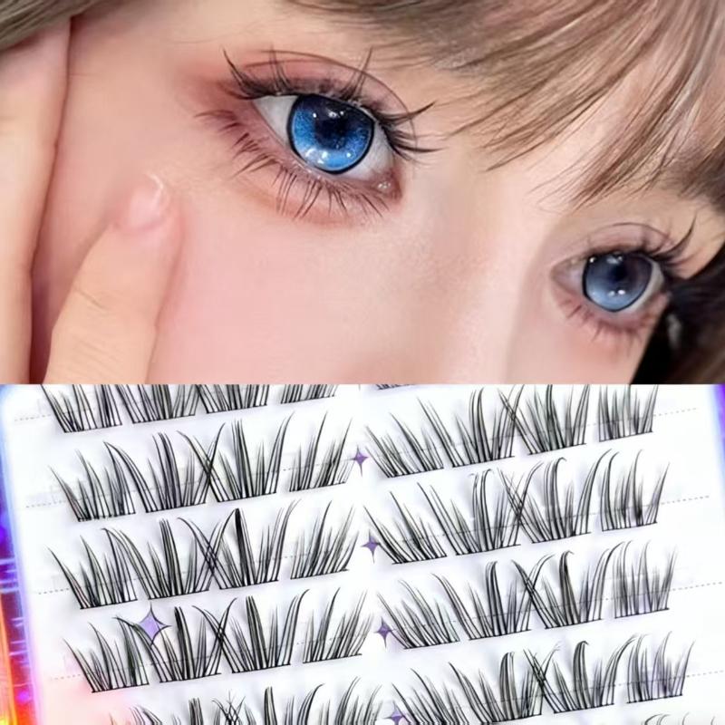 رموش صناعية طبيعية من الريش قا - مراجعة Eyelash Extension With Glue وسعره
