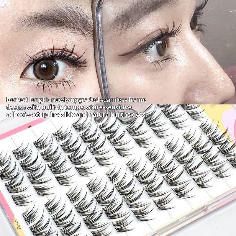 رموش صناعية طبيعية من الريش قا - مراجعة Eyelash Extension With Glue وسعره