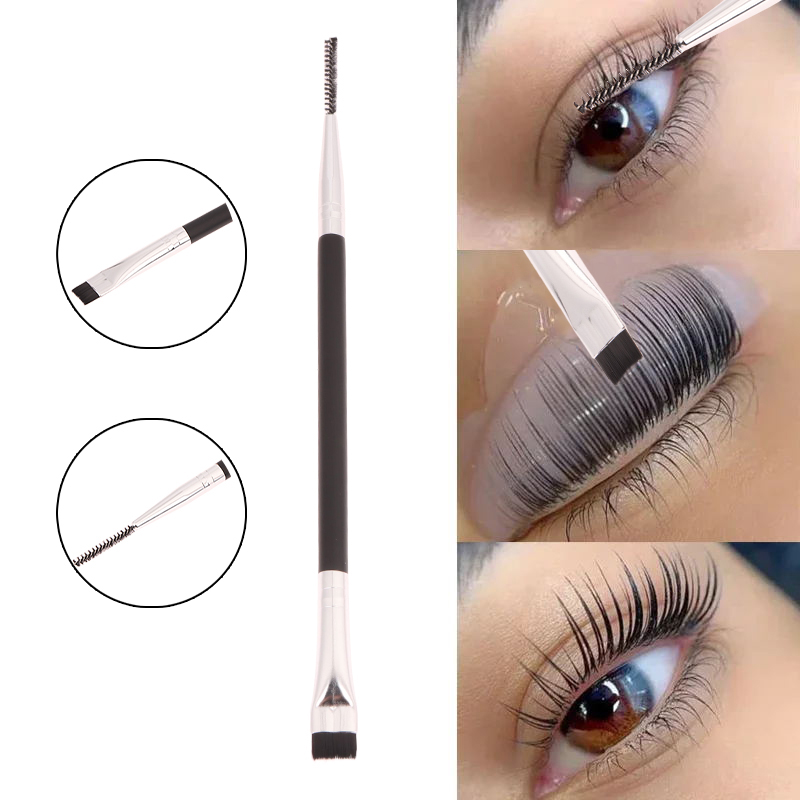 فرشاة رفع الرموش ذات الرأسين ا - مراجعة Eyelash Extension Double Lash وسعره
