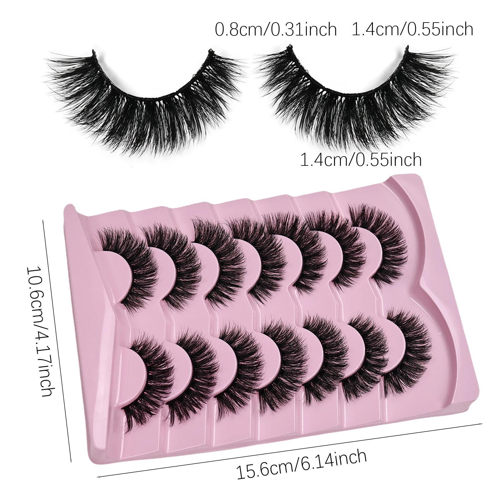 حجم الرموش وهمية رقيق ، رموش ن - مراجعة Eyelash Extension Volume Cat Eye وسعره