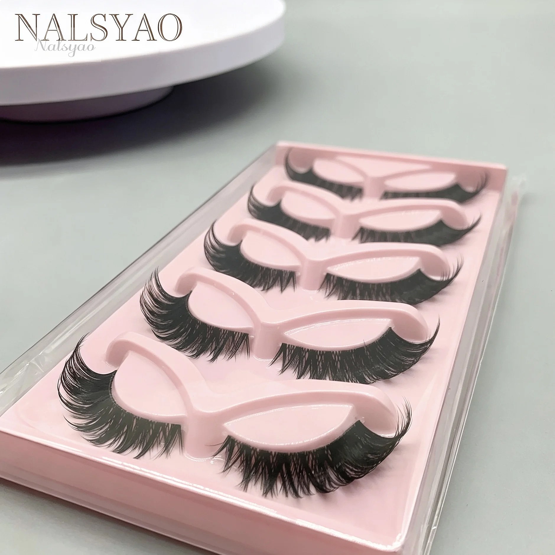 رموش عين القطة الأكثر مبيعًا،  - مراجعة Eyelash Extension Volume Cat Eye وسعره