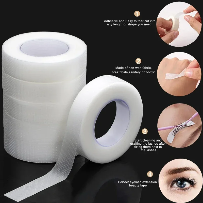 شريط رموش شفاف من نسيج مسامي د - مراجعة Tape Breathable Lash وسعره