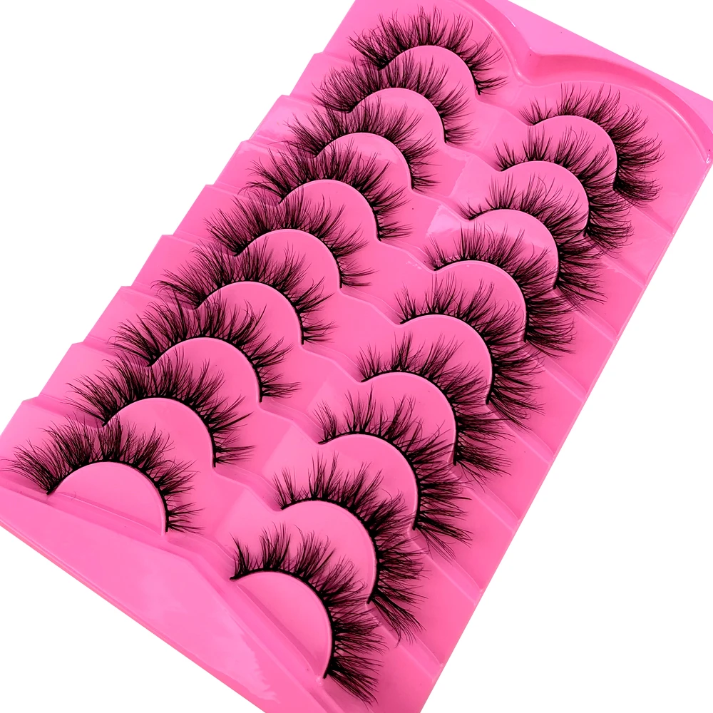 9 أزواج من رموش المنك الكثيفة  - مراجعة Eyelash Extension Volume Cat Eye وسعره