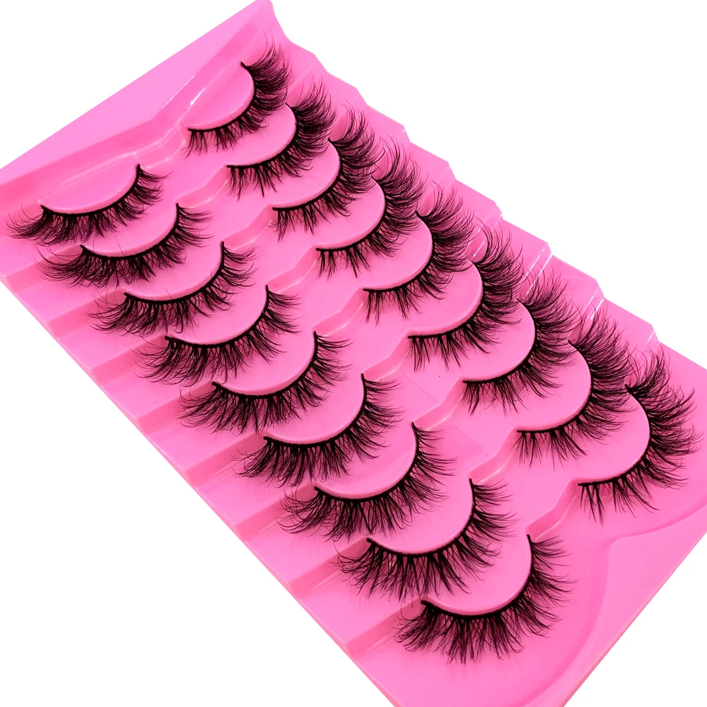 9 أزواج من رموش المنك الكثيفة  - مراجعة Eyelash Extension Volume Cat Eye وسعره