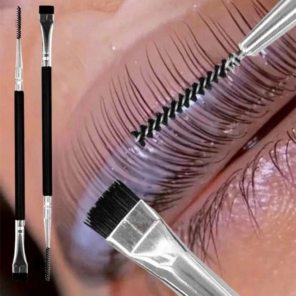 فرشاة رفع الرموش ذات الرأسين ا - مراجعة Eyelash Extension Double Lash وسعره