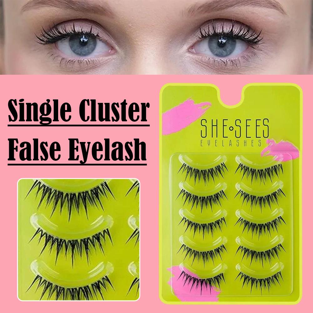 العنقودية الطبيعية الرموش الصن - مراجعة Eyelash Extension Volume Cat Eye وسعره
