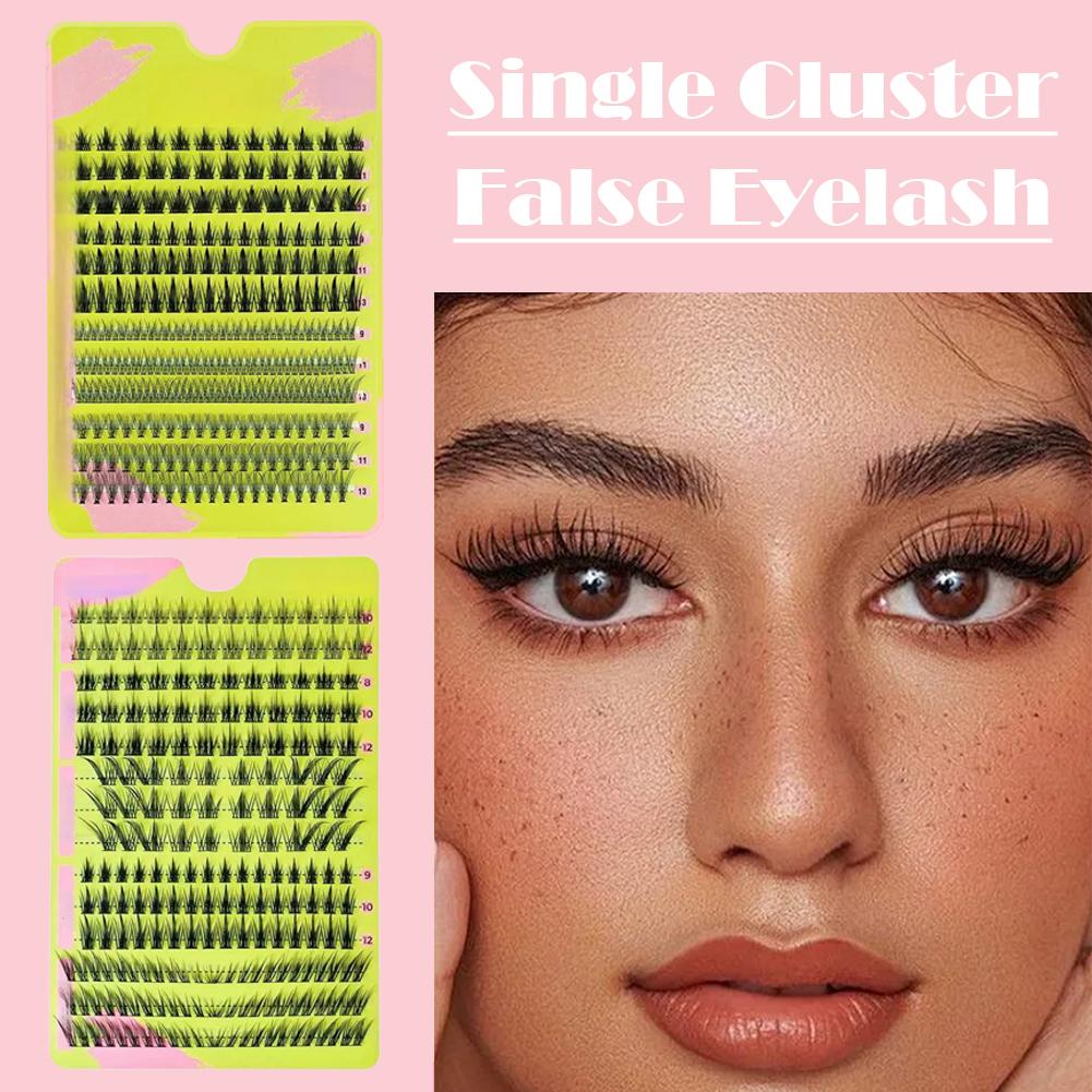 العنقودية الطبيعية الرموش الصن - مراجعة Eyelash Extension Volume Cat Eye وسعره
