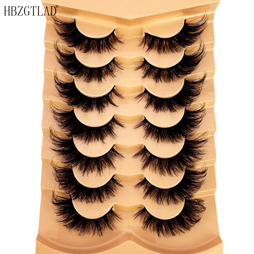 7 أزواج من الرموش السميكة ذات  - مراجعة Eyelash Extension Volume Cat Eye وسعره