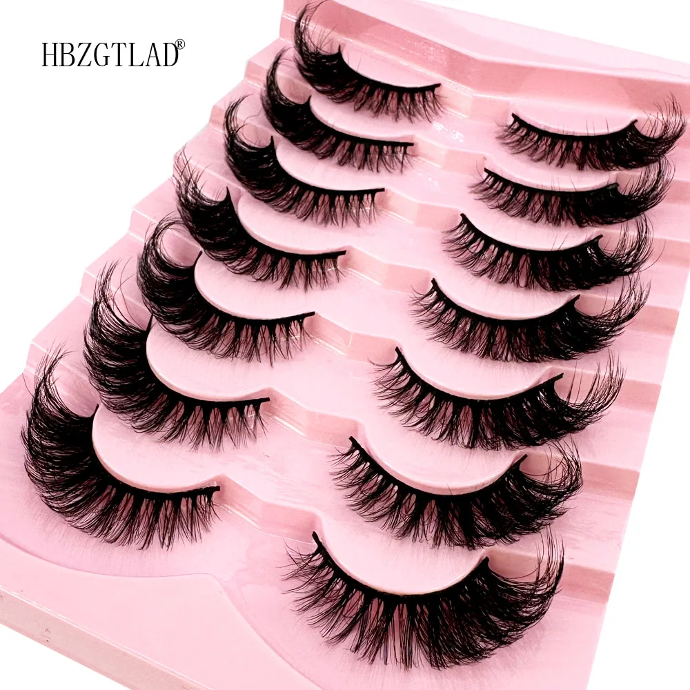 7 أزواج من الرموش السميكة ذات  - مراجعة Eyelash Extension Volume Cat Eye وسعره