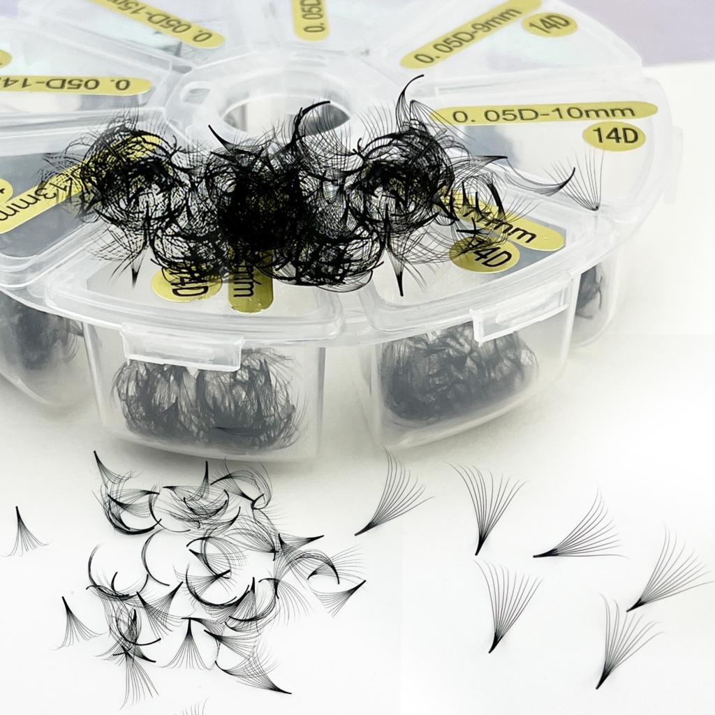 رموش مراوح مسبقة الصنع من Tbes - مراجعة Eyelash Extension Review وسعره