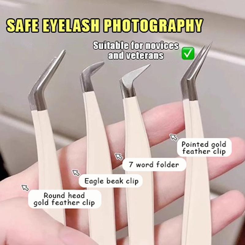 ● ملقط رموش صناعية مع علبة تخز - مراجعة Eyelash Extension Home Service وسعره
