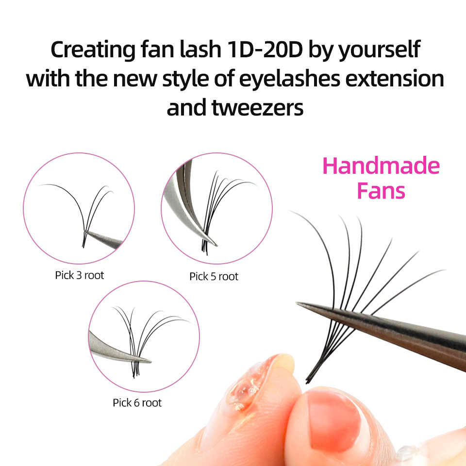 RUJADE 5 حالات/مجموعة ملحقات ر - مراجعة Eyelash Extension Review وسعره