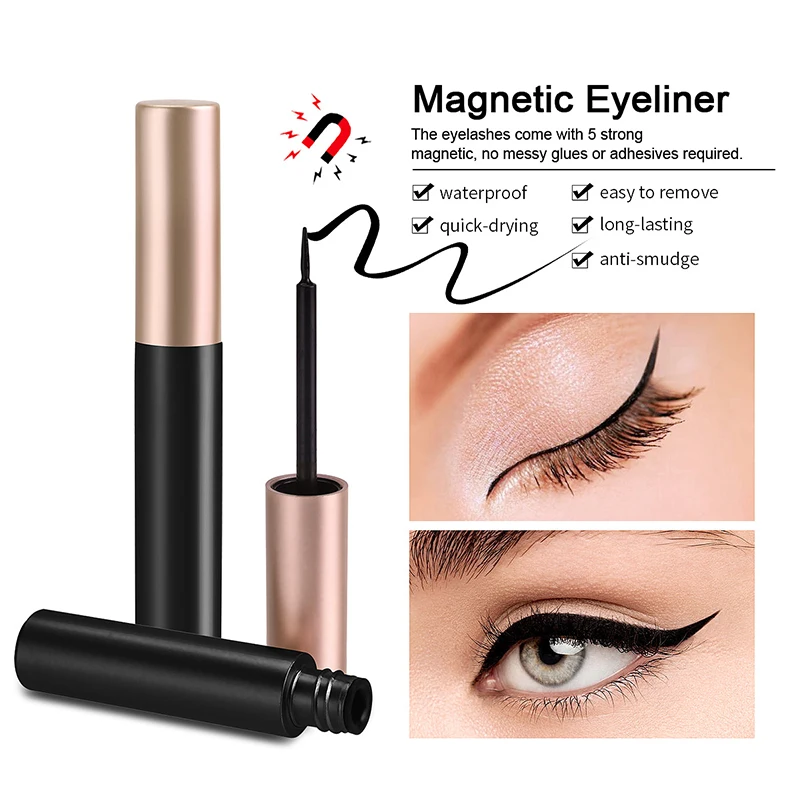 1/2 قطعة من محدد العيون المغنا - مراجعة Eyelash Extension Eyeliner وسعره